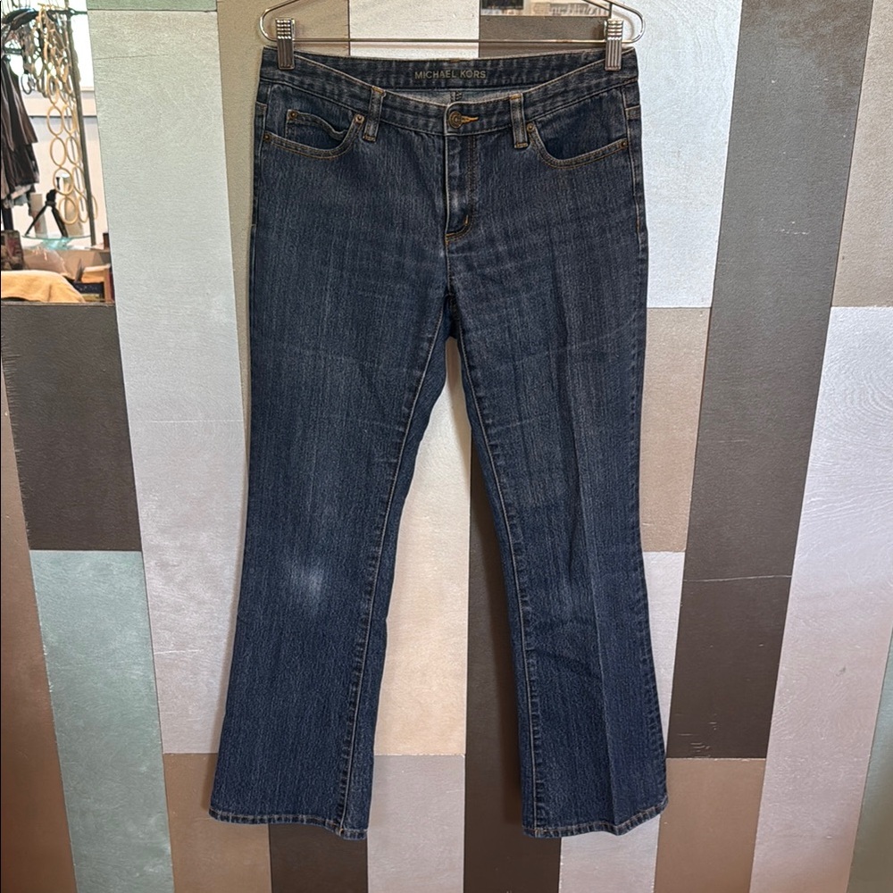 Michael Kors Blue Boot Cut Jeans